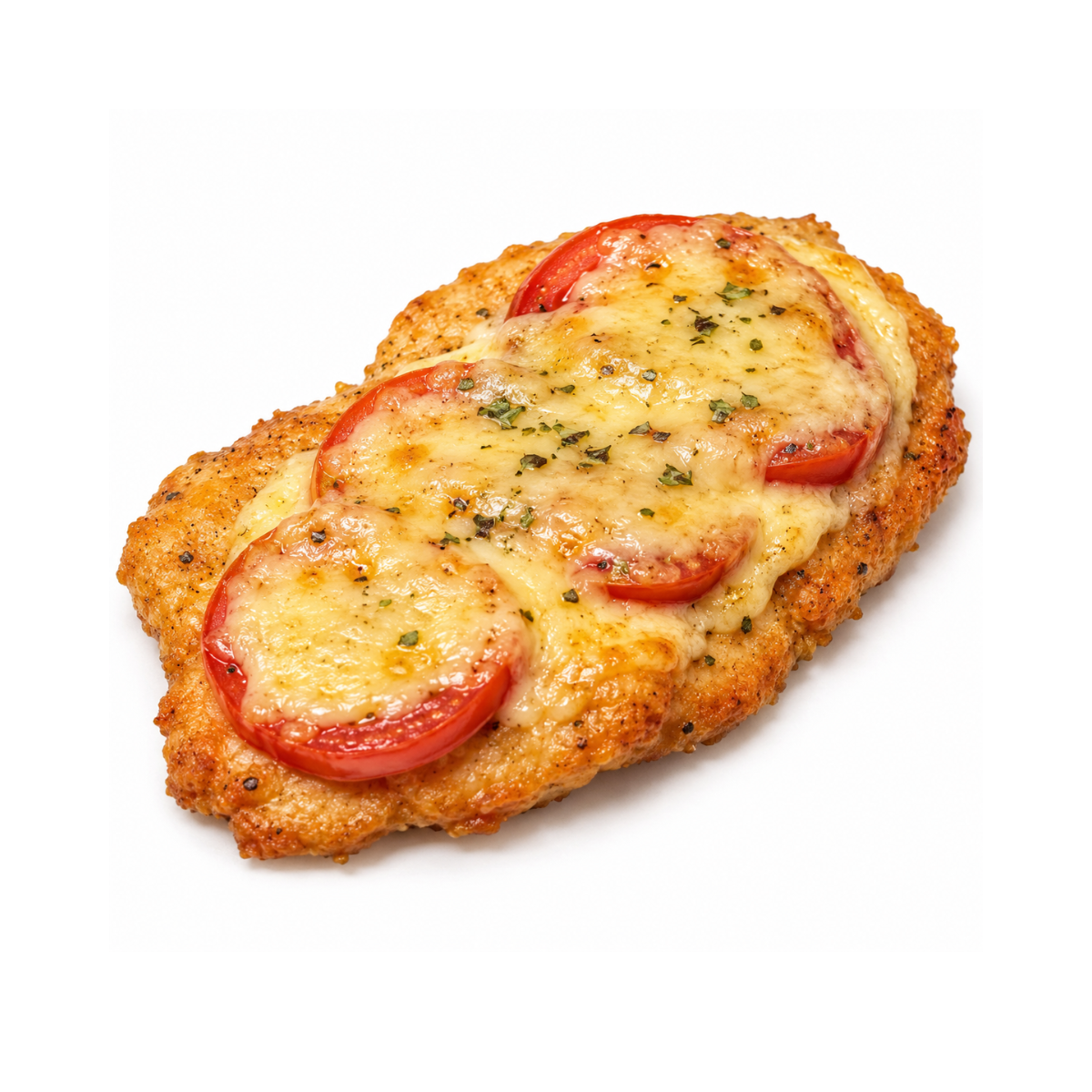 Kotlet drobiowy z pomidorem i serem